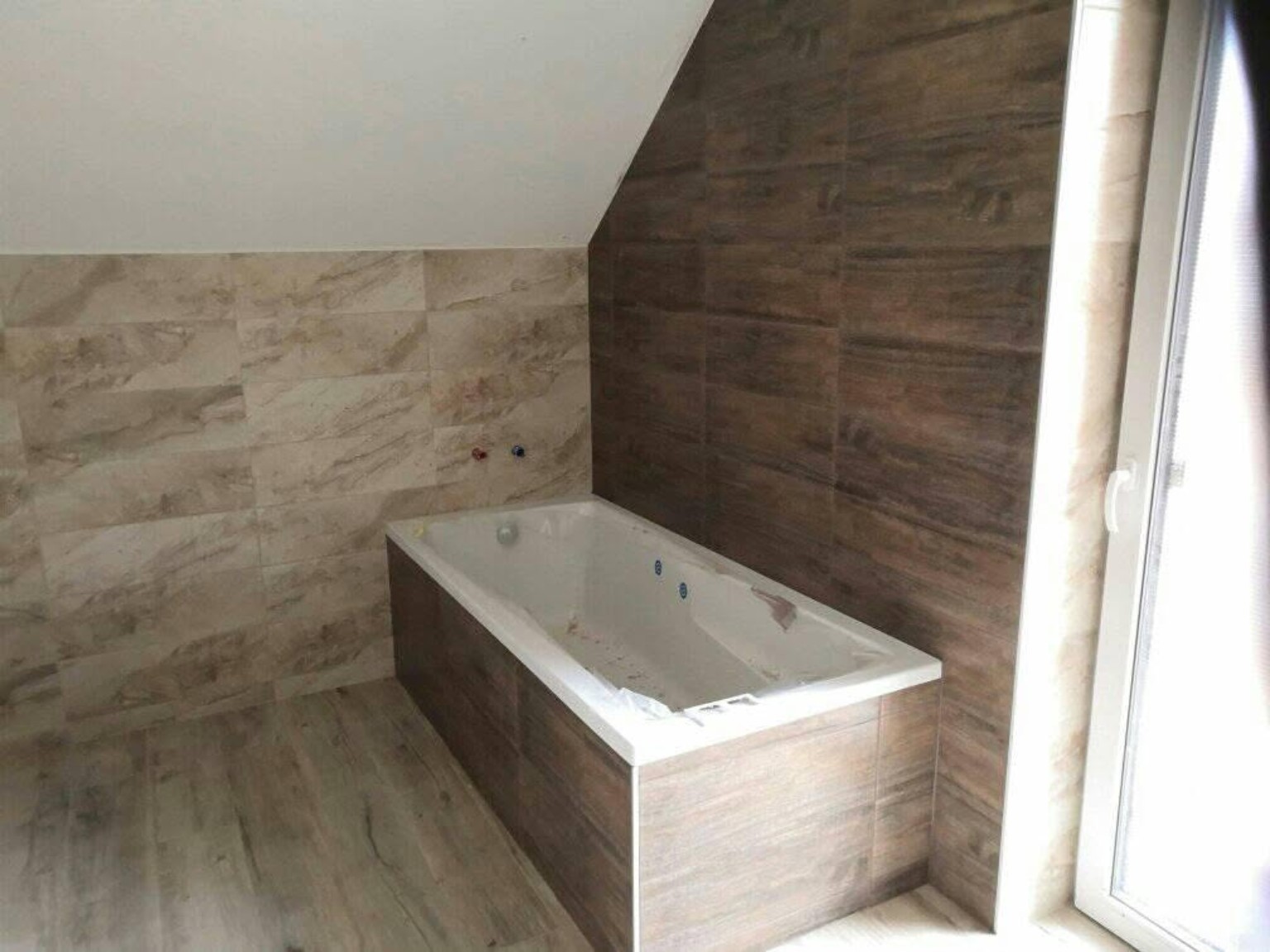 Podkrovná kúpeľňa po realizácii